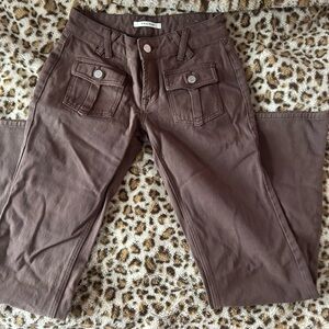 Vintage low rise brown jean’s